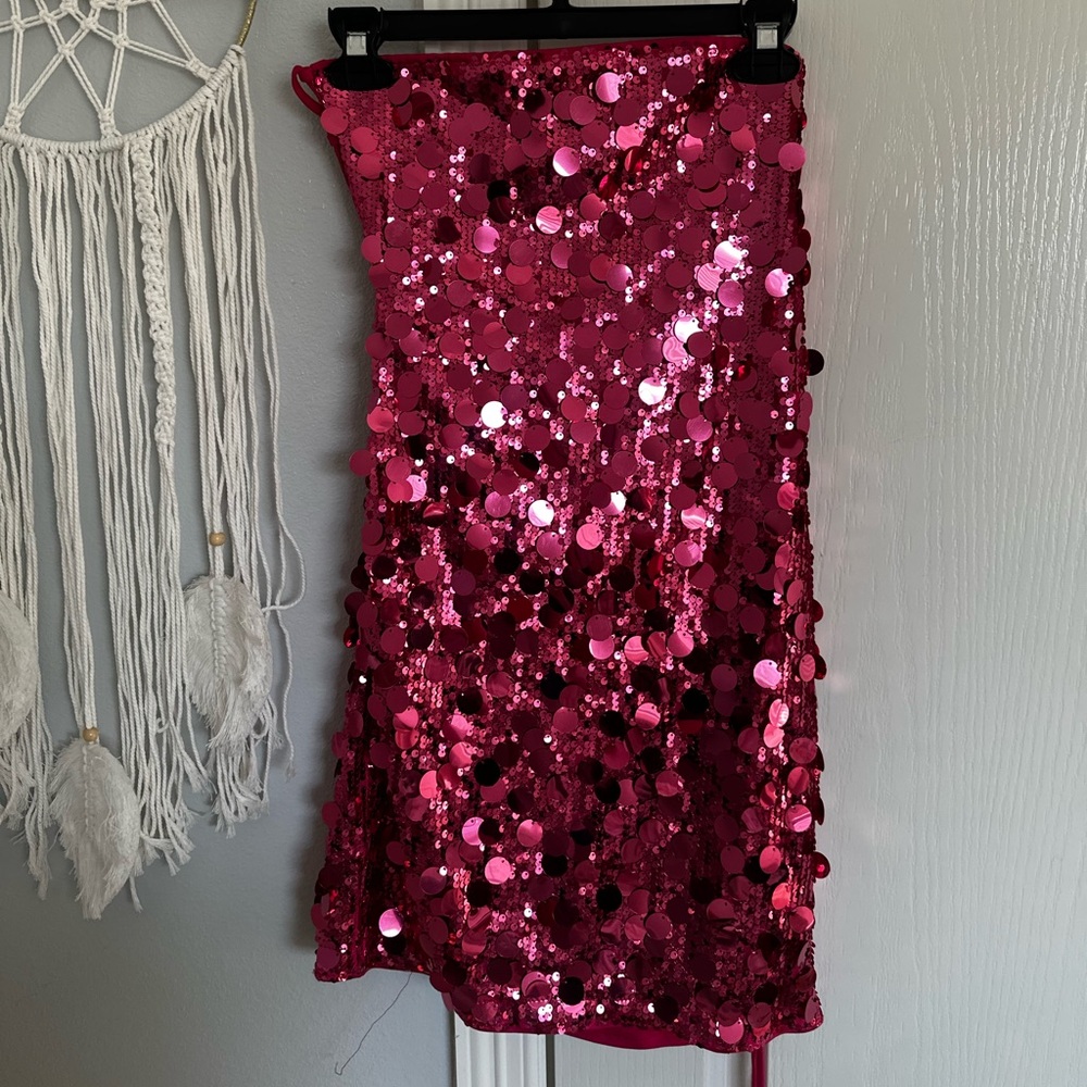 Women’s Sequin Mini Dress - Pink